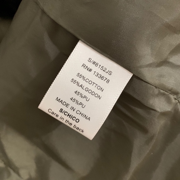 Drape Front Faux Suede Jacket - Picture 5 of 8